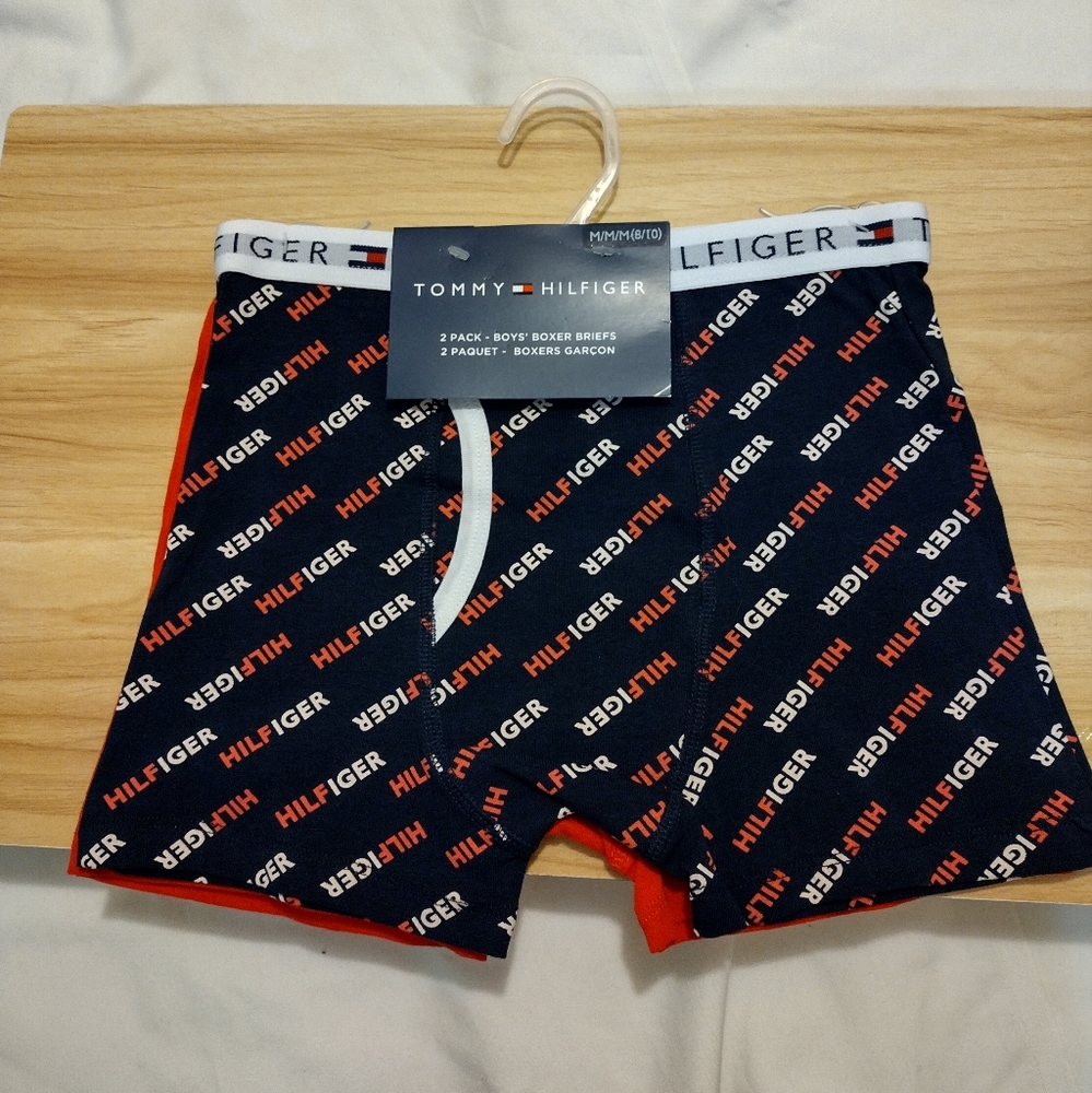 Tommy Hilfiger Boy's 2 Pack Boxer Briefs  Medium 8/10 NWT - Picture 5 of 6